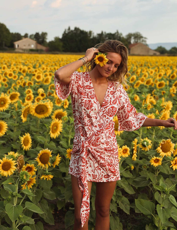 Vestido Manuela - Fleur Rojo